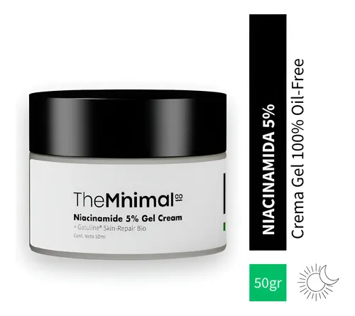 Crema Gel Niacinamida 5% The Minimal Co 50gr Skincare Momento de aplicación Día/Noche Tipo de piel Todo tipo de piel
