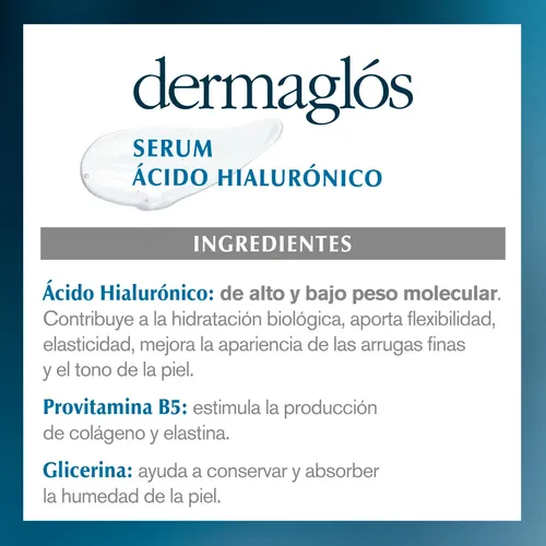 Dermaglós Sérum Facial Ácido Hialurónico X 30 Ml