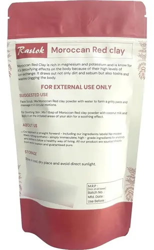 Arcilla Roja Raslok 100 G