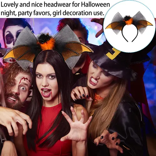 Diadema De Murciélago Halloween 3pcs Accesorio Creativo