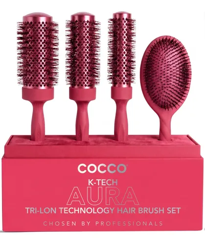 Set De Cepillos Cocco K-tech Aura  Kit De 4 Piezas