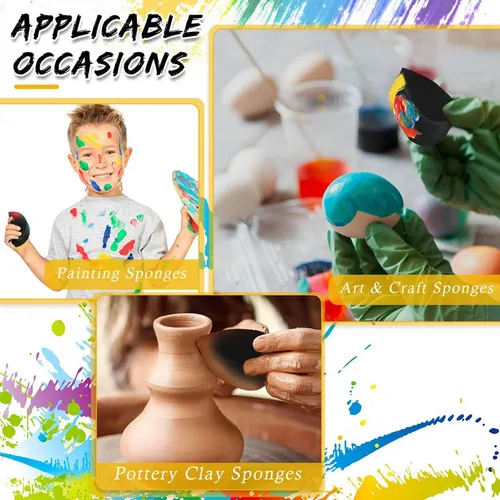 Esponjas De Pintura Facial Esponjas Negras De Alta Densidad