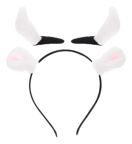 1 Juego De Diademas Con Forma De Oreja De Conejo, Bonita Ore
