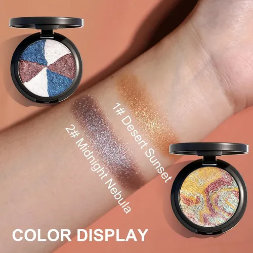 Paleta De Sombras Iluminadoras Midnight Nebula Glitter