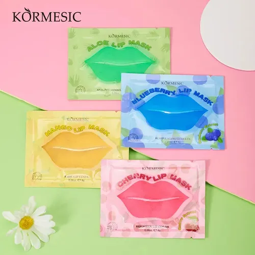4 Mascarillas Parches Para Labios De Colageno Hidratantes Normal