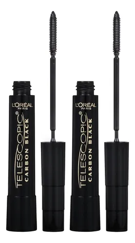 Máscara Telescópica Alargadora L’oreal Paris, Color Negro Ca