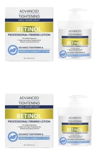 Loción Corporal Con Retinol Y Humectante Facial 50g 2pc