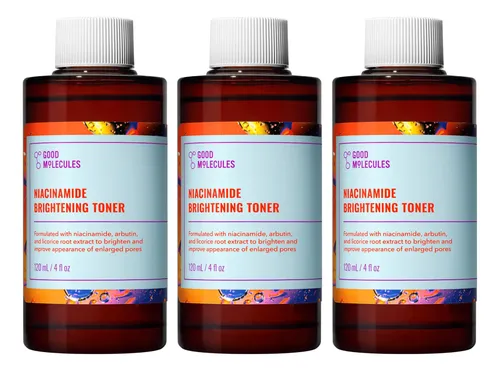 Tónico Facial Good Molecules Niacinamide 3x120ml Vegano