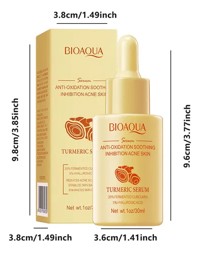 Sérum Bioaqua Cúrcuma Ácido Hialurónico 30ml