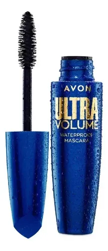 Mascara Ultra Volumen 10g A De Prueba Agua Avon Color Negro Intenso