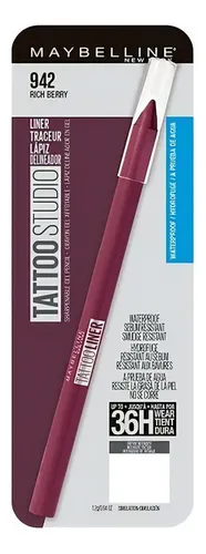 Lápiz De Ojos Maybelline Tattoo Liner Semi Permanente Color Rich berry Efecto Mate
