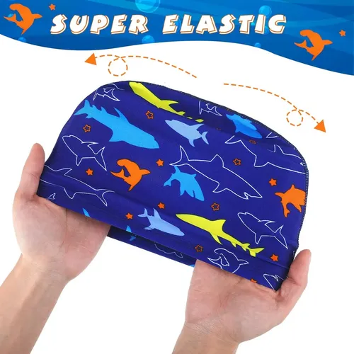 Gorro De Baño Para Niños 3 Piezas Tiburón Delfín…