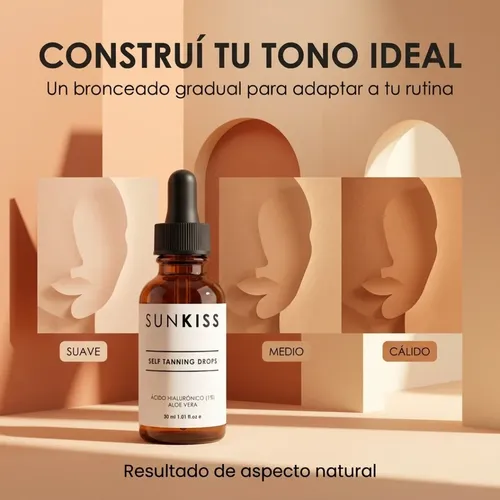 Bronzing Drops Sunkiss Autobronceante Aloe Vera Suave 2×1