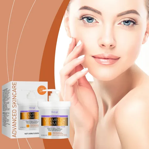 Crema Corporal Reafirmante Hoygi Con Cúrcuma Y Vitamina C