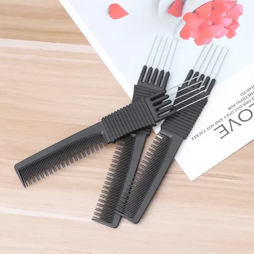 Peine Profesional For Cabello De Acero Y Carbono 6pieza Y
