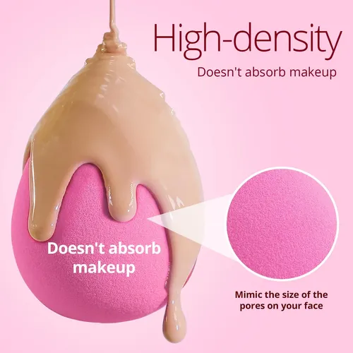 Set De Esponjas De Maquillaje Beakey Sin Látex X6 Super Soft