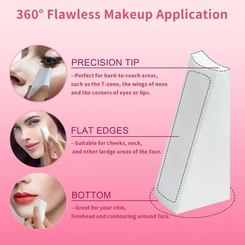 108 Pcs New Makeup Sponges Wedges For Face Foundation, La…