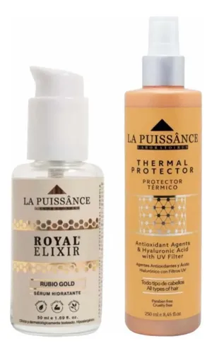 Kit Serum Royal Elixir Gold Y Protector Térmico La Puissance