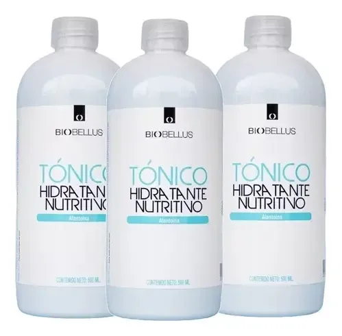 Tónico Hidratante Y Nutritivo Pack 3u Biobellus 500 Ml