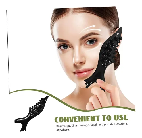 Set Gua Sha Cerámico Pez Facial Compacto Rejuvenecedor
