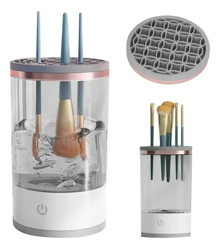 Limpiador Brochas Pinceles Maquillaje Eléctrico Usb Make Up