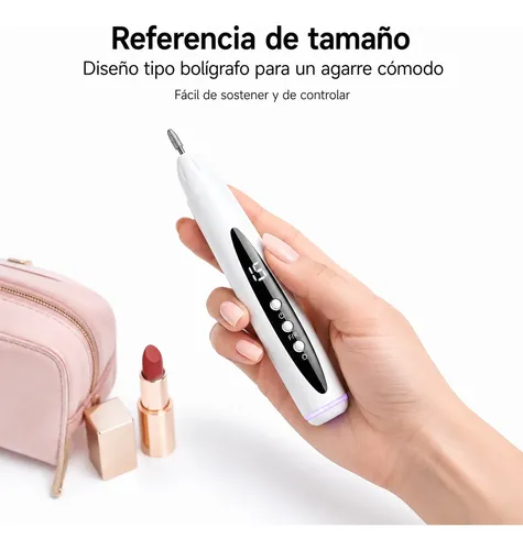 Pulidora De Uñas Eléctrica 2 En 1 Con Lámpara Uv