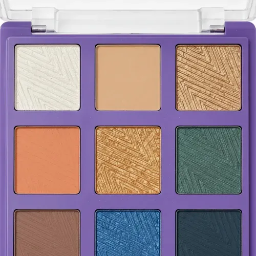 Paleta Tono 06 Sombras de Ojos X9 Tonos Brillante Mate Maquillaje Rostro Veoquiero