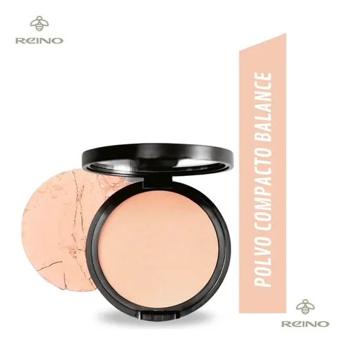 Polvo Compacto Natural Acabado Mate Reino Cero Oleosidad