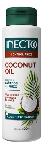 Inecto Acondicionador Control Frizz Coconut Oil X 400 Ml
