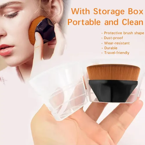 Paquete De 4 Brochas De Maquillaje Para Mezclar Crema Líquid