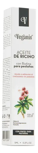 Veganis Kit 2u Aceite De Ricino Para Pestañas Fuerza Crecimi