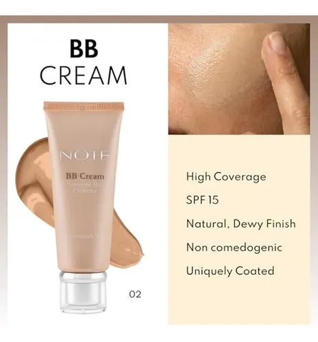 Crema Bb Cream Spf 15 De Note Cosmetique, Hidratante Con Col