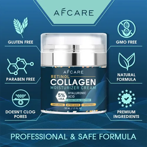 Crema Reafirmante Instantánea Con Retinol Y Colágeno Reafirm