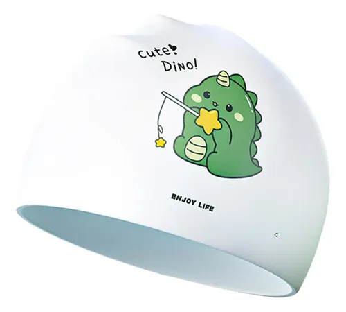 Gorro De Natación Para Niños, Elástico De Silicona, Antidesl