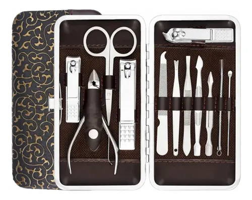 Set Manicura Pedicura Y Facial 12 Piezas Mas Estuche