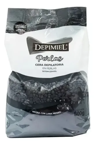 Depimiel Cera Depilatoria Perlas Negra Con Lama X 800g