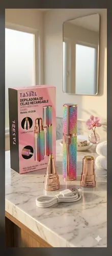 Kit Depilador Facial 2en1 Cejas Nariz + Piedra Depiladora