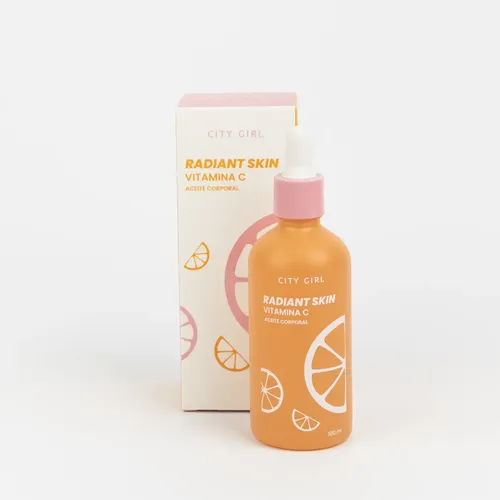 Aceite Corporal Con Vitamina C Radiant Skint City Girl 100ml Fragancia Naranja