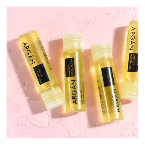 Exiline Argan Ampollas Hidratación Keratin Complex 12un 13ml