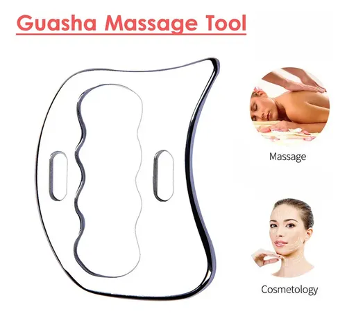 Espátula Para Raspar Fascias Gua Sha Muscle, Acero Inoxidabl D Type