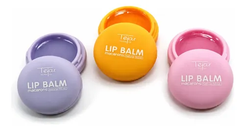Brillo Balsamo Labial Lip Balm Macarons Tejar X 24 Unidades