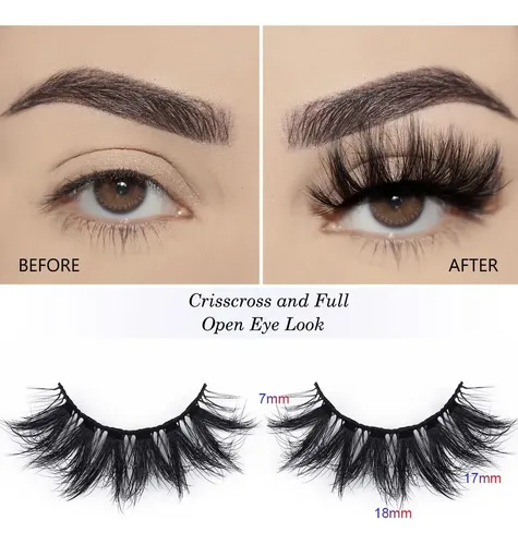 Pestañas Postizas Wispy Apcyust 10 Pares 5 Estilos