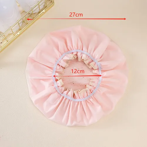 4gorros De Ducha Para Mujeres Y Niñas,doble Capa Impermeable