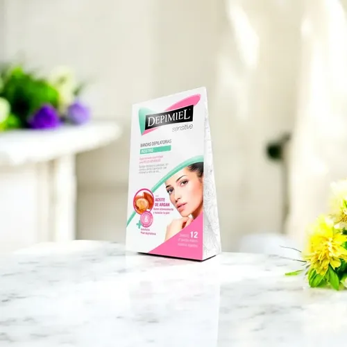 Bandas Depilatorias Para Rostro Piel Sensible X12