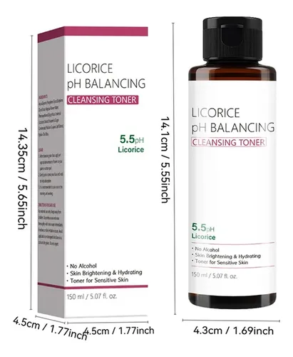 Tónico Facial Licorice Equilibrante Ph 5.5 150 Ml