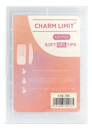 Tips Soft Gel Charm Limit Press On – Prelimado 120pcs