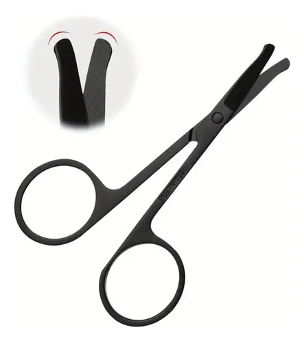 Tijeras De Acero Inoxidable Para Depilar Cejas Y Nariz