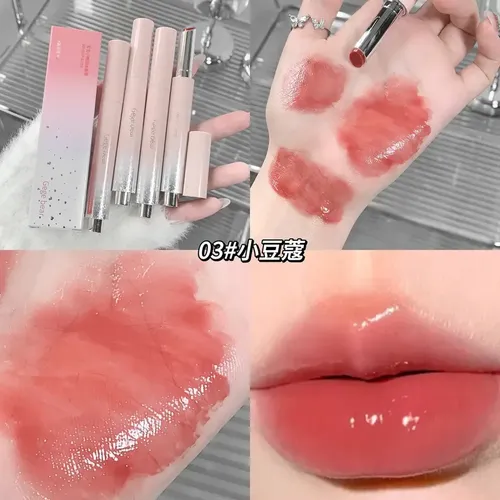 Labial Pencil Solid Jelly Gelato Hidratante Gege Bear Color 03