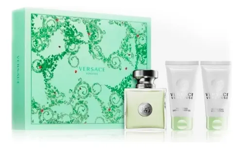 Set Perfume Versace Versense 50ml Mujer Fragancia Floral