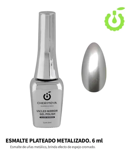 Silver Mirror Cromado Esmalte Semipermanente 6ml
